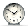 M Mantel mantel clock alarm clock desk clock table clock by Newgate clocks grey clock