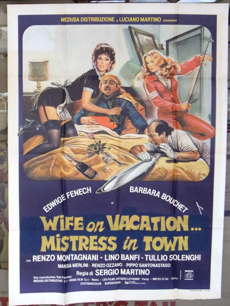 La Moglie In Vacanza Lamante In Città Edwige Fenech Italian Movie Braichposters 4856