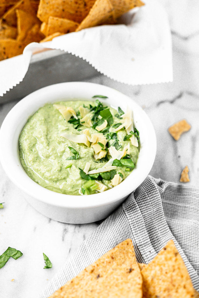 Creamy Dairy Free Spinach Artichoke Dip Made with JOI