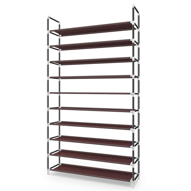 10 Tier Stackable Shoe Rack Awenia Direct