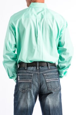Cinch Boys' Mint Green Plaid Button Up Western Shirt MTW7060172  SALE!! 