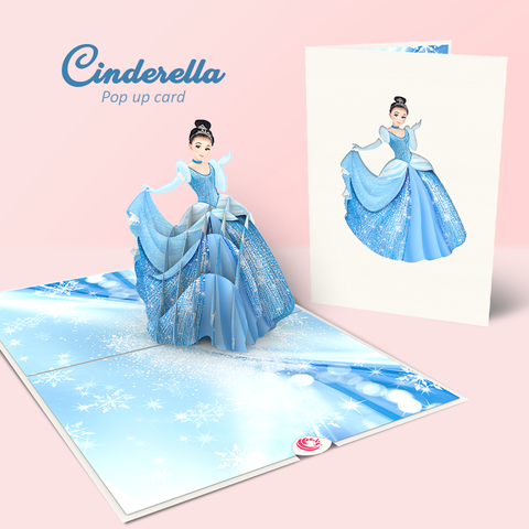 pop up card crafts cinderella