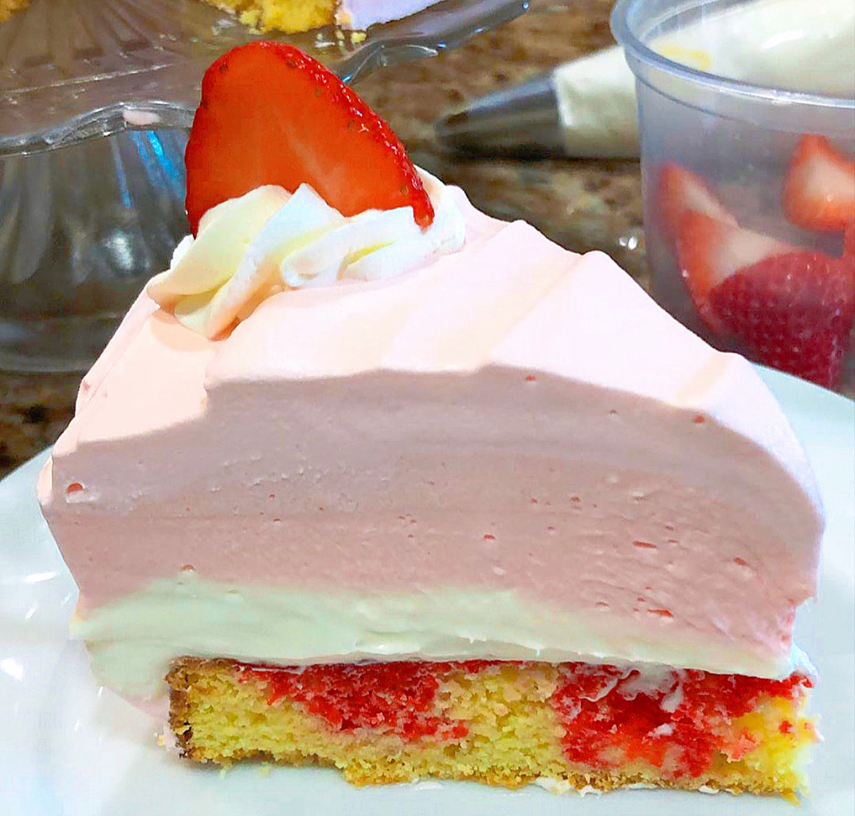 Strawberry Shortcake Cheesecake
