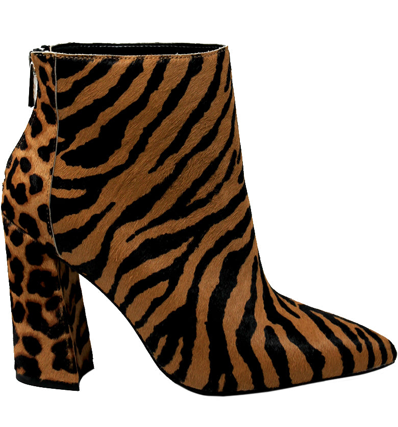 charles david leopard booties