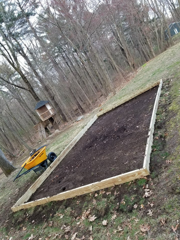 Making progress with 10 x 20 garden for Tertill