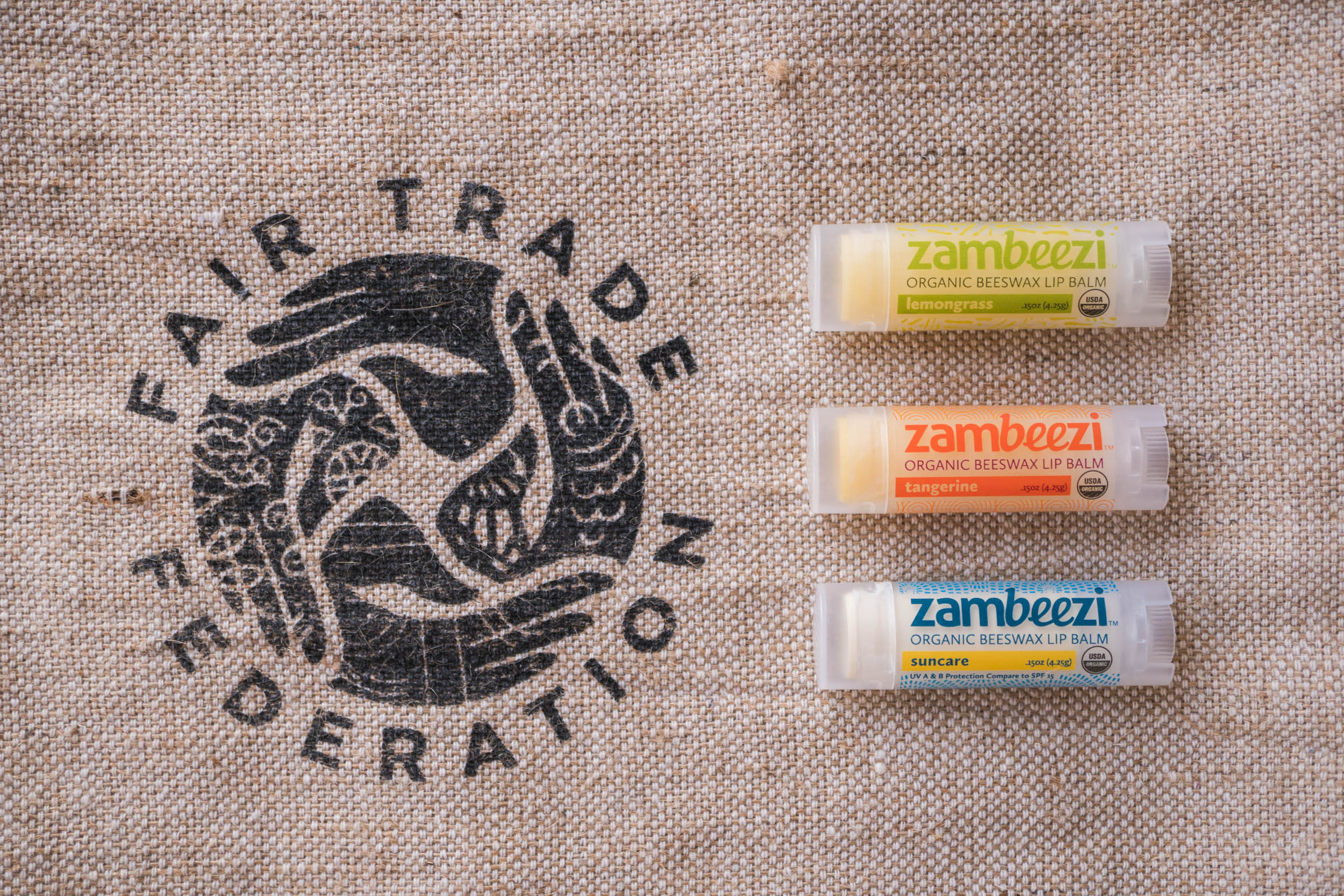 Zambeezi is a member of the Fair Trade Federation - the best organic lip balm begins with the farmer and their ingredients