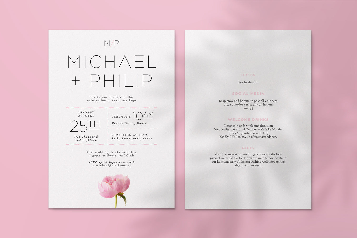 September-Creative-wedding-invitation-same-sex-peony
