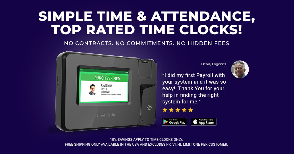 Timelogix | Time and Attendance - Employee Time Clocks – timelogix