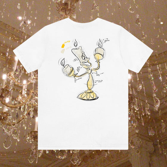 CANDLE SIDEKICK SKETCH -- UNISEX TEE