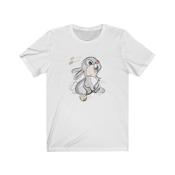 BUNNY SIDEKICK SKETCH -- UNISEX TEE