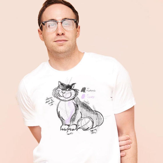 CAT SIDEKICK SKETCH -- UNISEX TEE