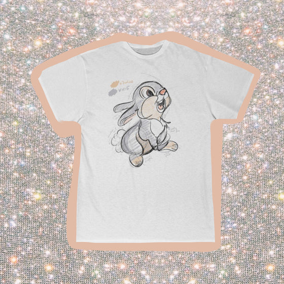 BUNNY SIDEKICK SKETCH -- UNISEX TEE