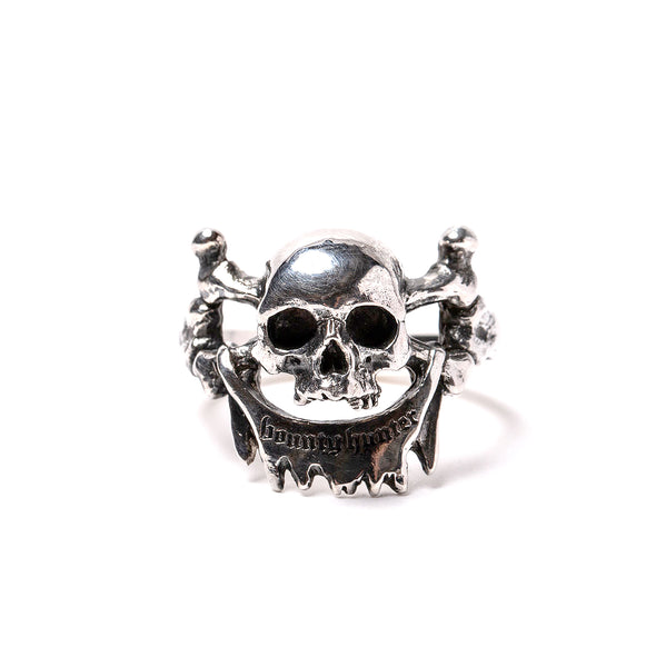 Bounty Hunter x Dog State UK Skull Ring Silver – Laced