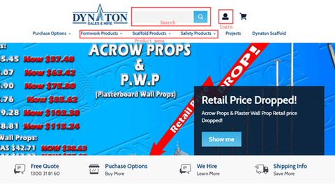 Dynaton website Instructions