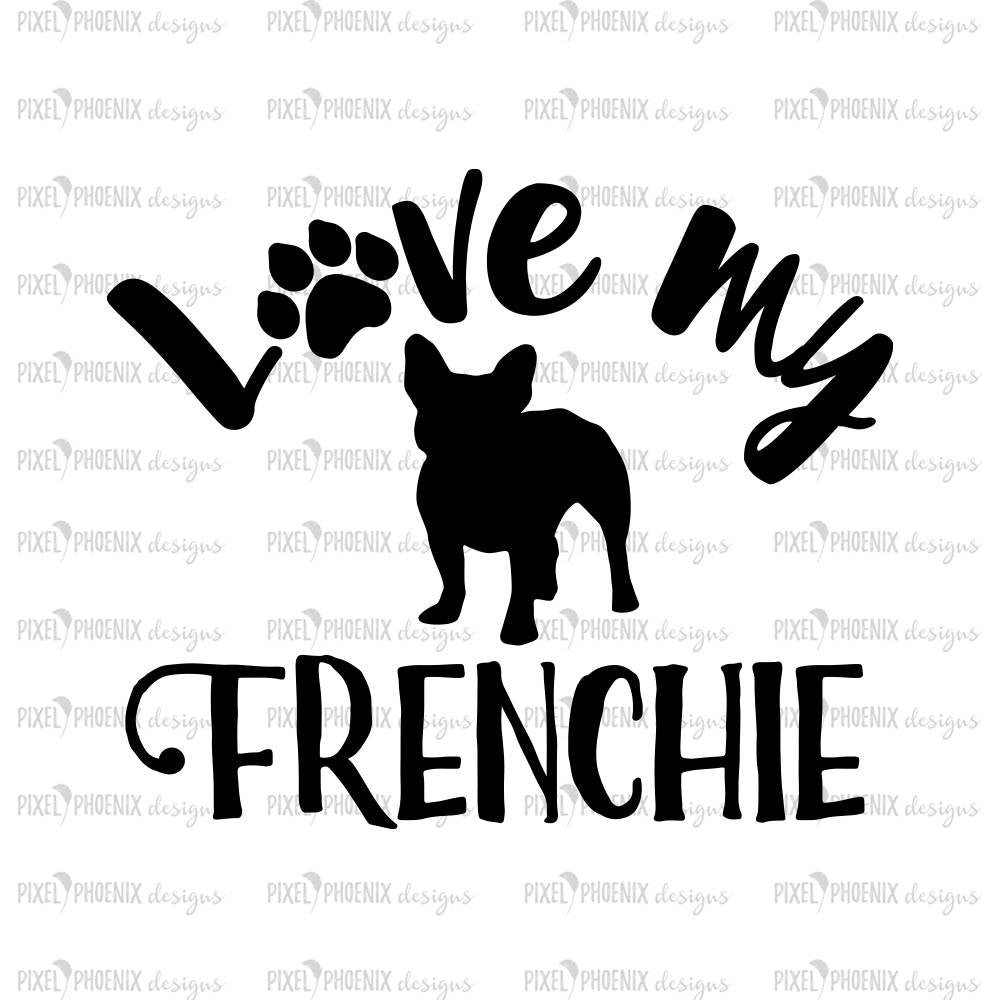 Download Love My Frenchie French Bulldog Svg Cut File Pixel Phoenix