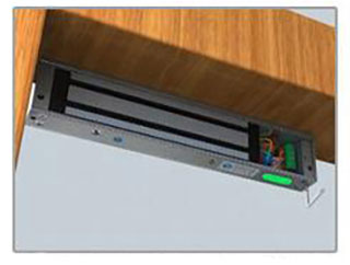 magnetic lock for automatic swing door installation