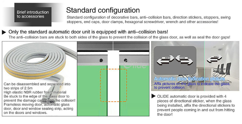 olidesmart magnetic drive sliding door entrance system