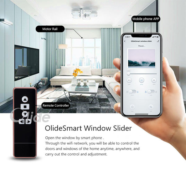 olidesmart window slider amazon alexa google home control