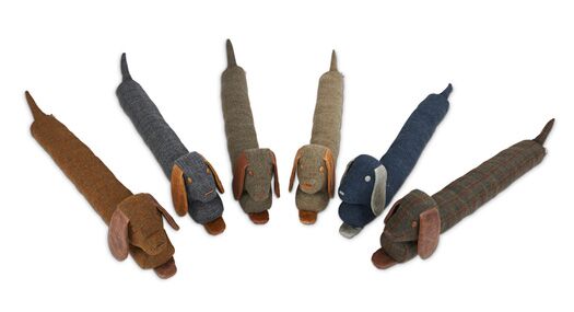 Dog Draft Excluders In Harris Tweed