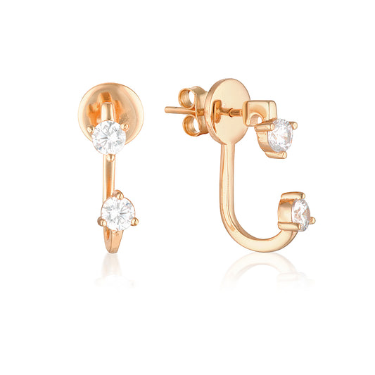 Abbi Earrings Rose Gold