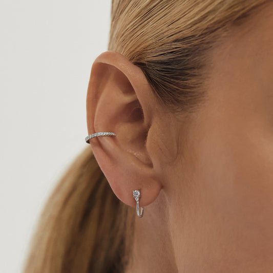 Bec Ear Cuff Silver