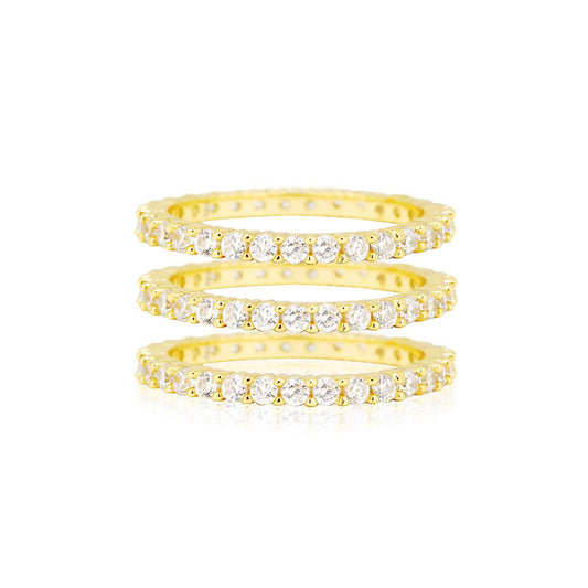 Elle Ring Set Gold