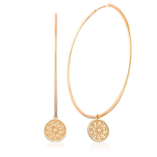 Emelia Hoops Rose Gold