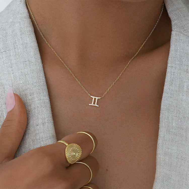 Gemini Charm Necklace