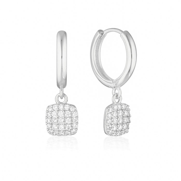 Hudson Drop Earring Silver