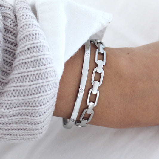 Hunter Cuff Silver