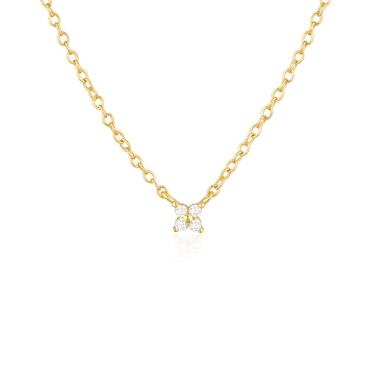 Iris Necklace Gold