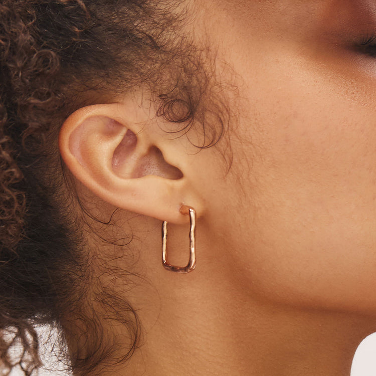 Jean Earrings Rose Gold