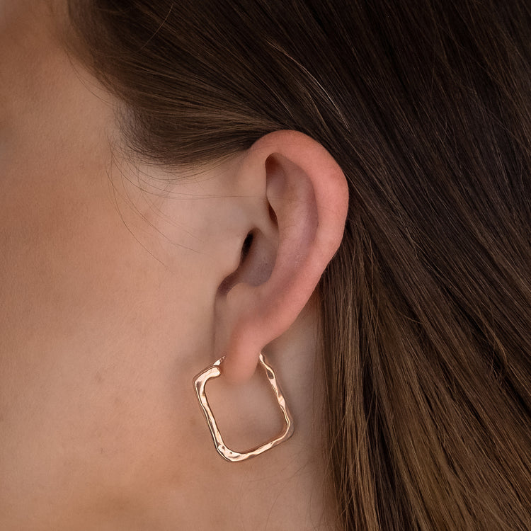 Jean Earrings Rose Gold