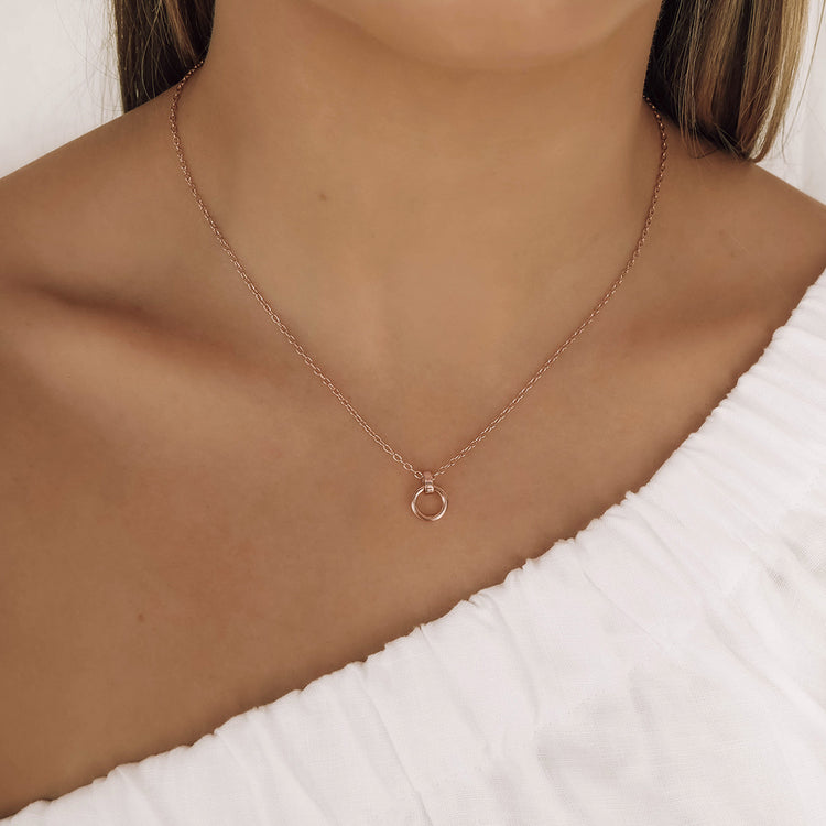 Jordan Necklace Rose Gold