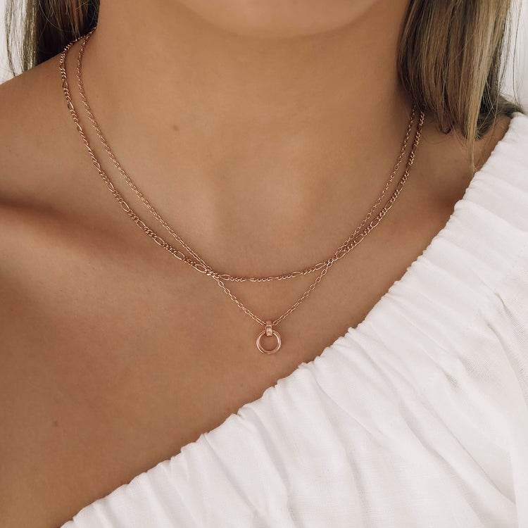 Jordan Necklace Rose Gold