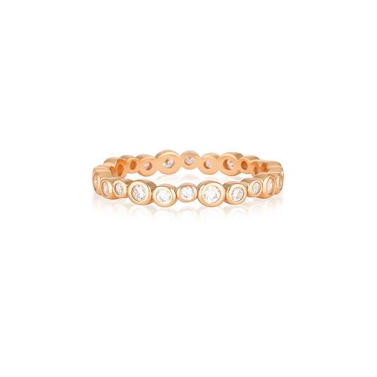 Sonny Halo Ring Rose Gold