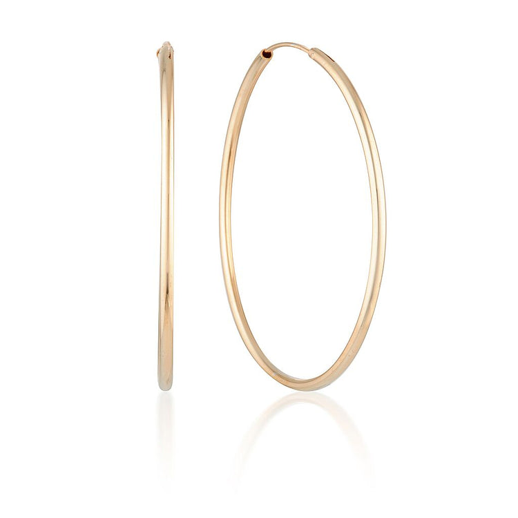 Lulu Hoops Rose Gold