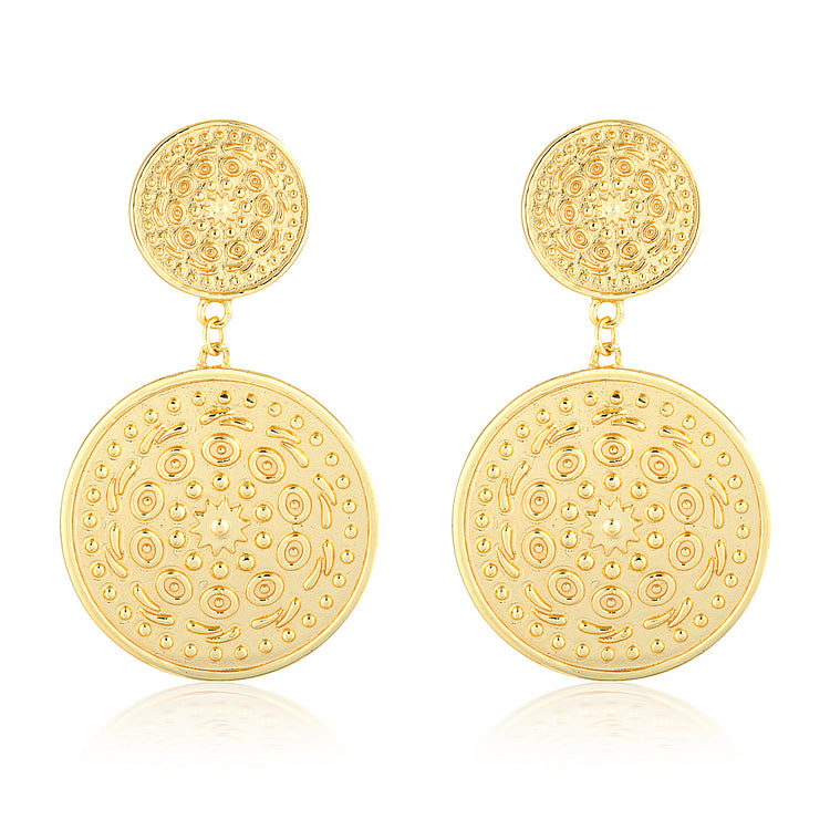 Nia Pella Earrings Gold