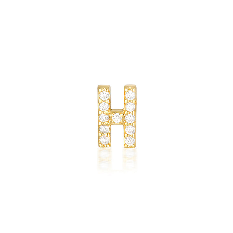 A-Z Earrings Gold