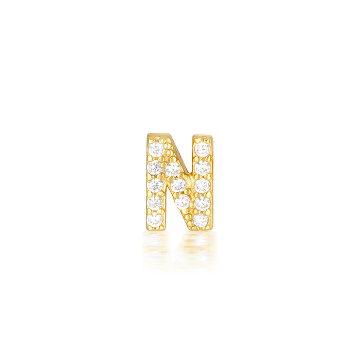 A-Z Earrings Gold