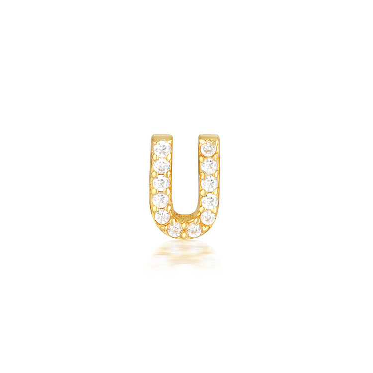 A-Z Earrings Gold