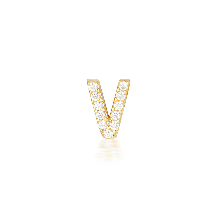 A-Z Earrings Gold