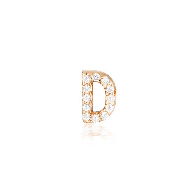 A-Z Earrings Rose Gold