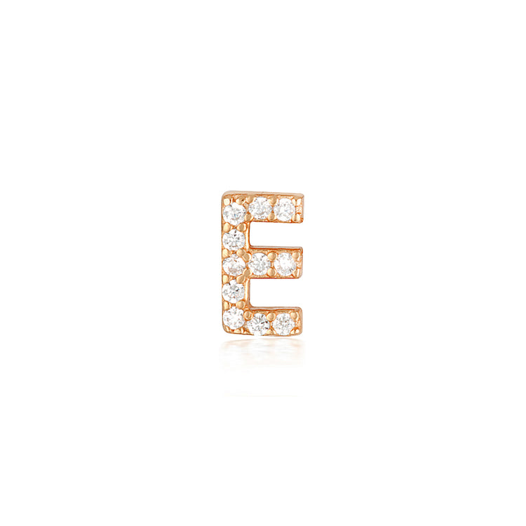 A-Z Earrings Rose Gold