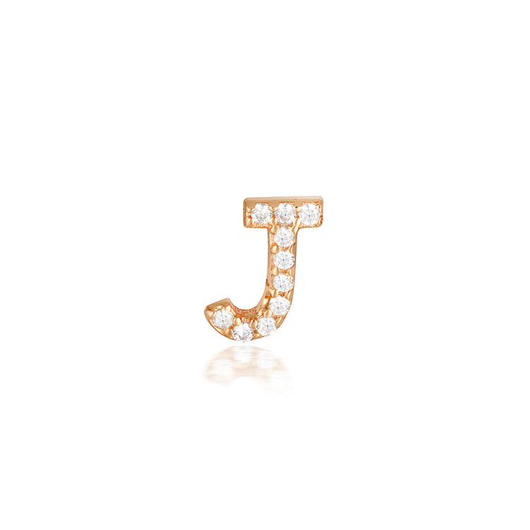 A-Z Earrings Rose Gold