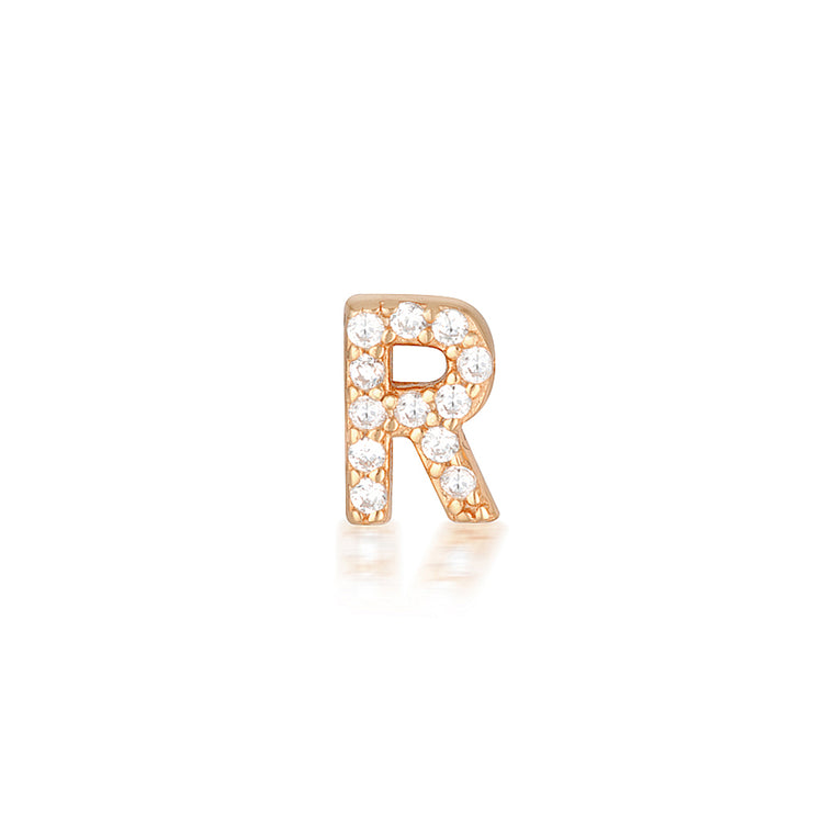 A-Z Earrings Rose Gold