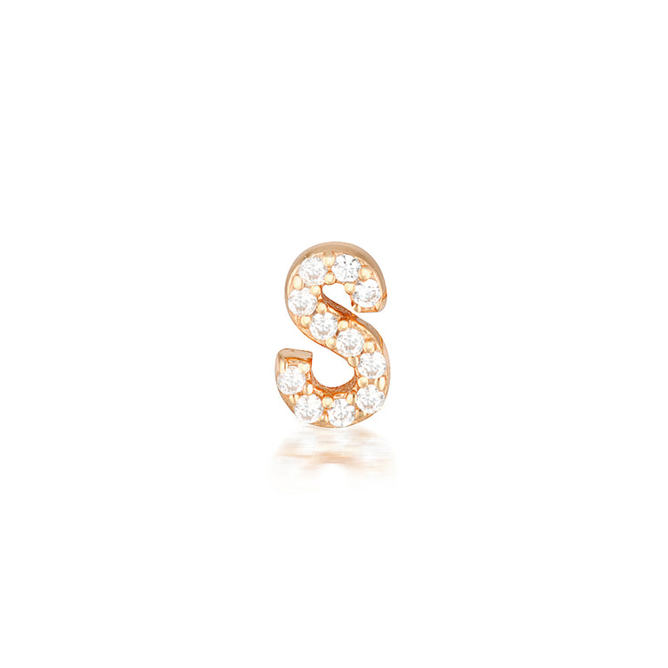 A-Z Earrings Rose Gold