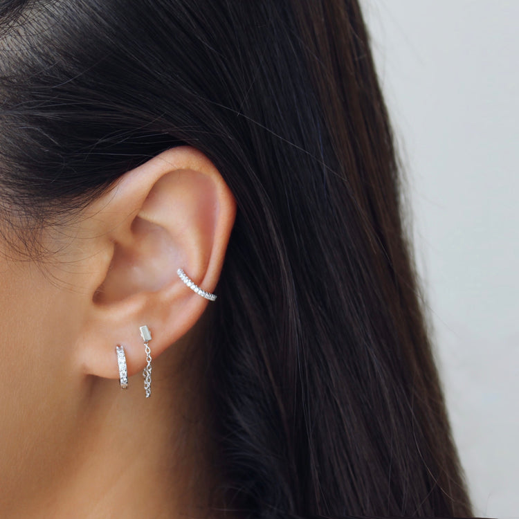 Bec Ear Cuff Silver