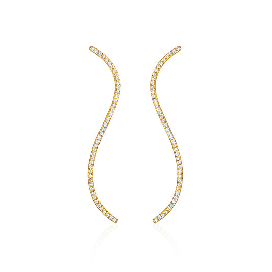 Susu Drop Earrings Gold