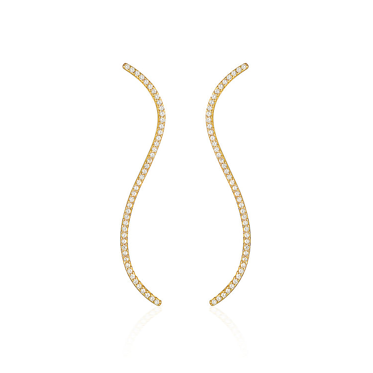 Susu Drop Earrings Gold